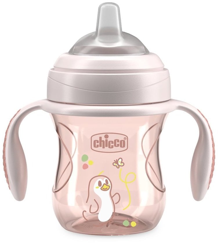 CHICCO-691115-PIERWSZY KUBEK TRENINGOWY Z MIEKKIM USTNIKIEM