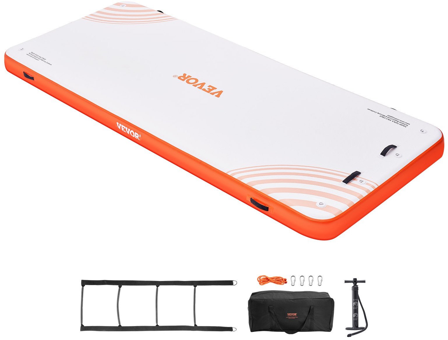 Platforma Pływająca Wodna Dmuchany Materac 4,57 x 1,82 m