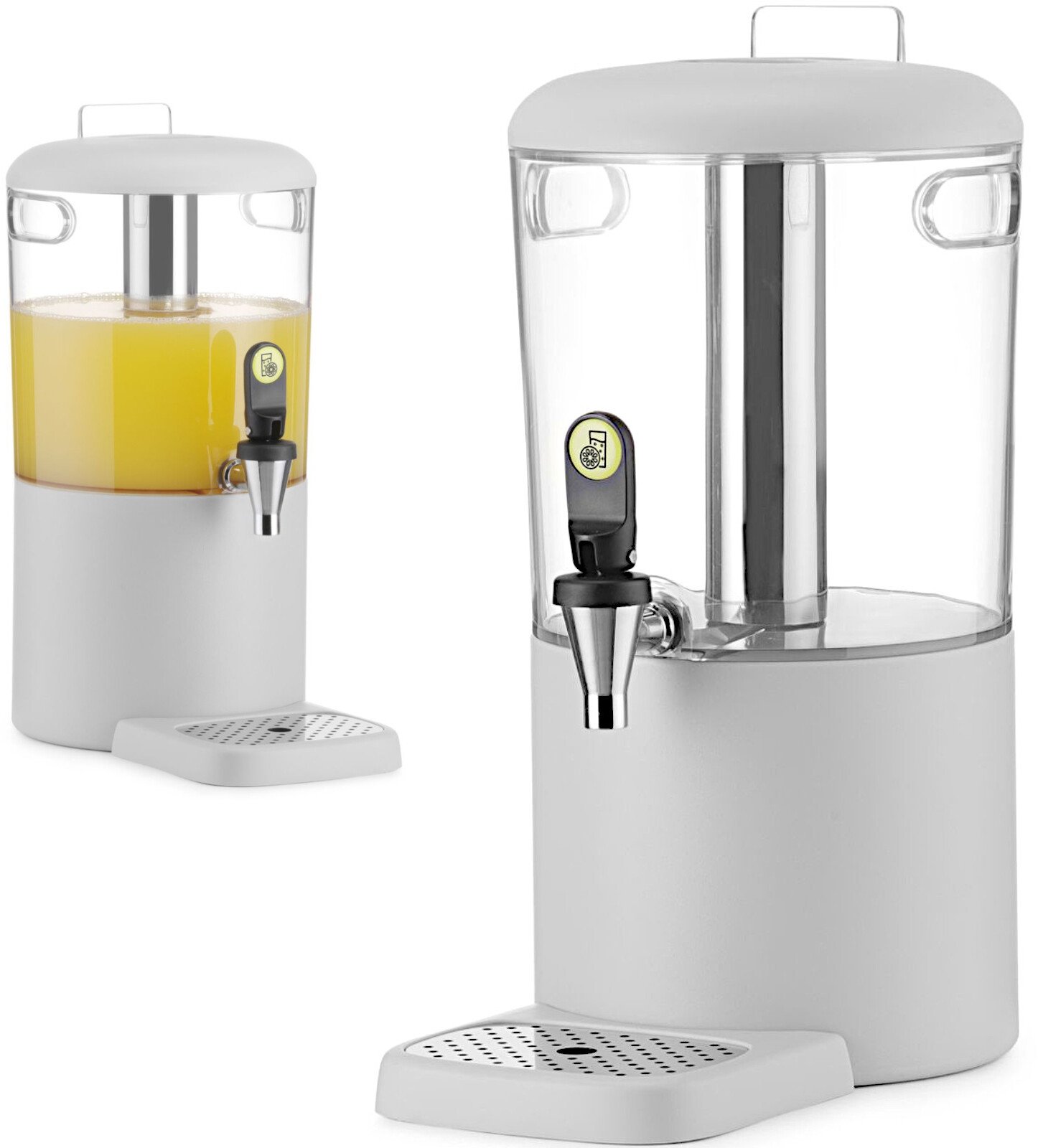 Hendi Dyspenser dozownik chłodzący do soków napojów UNIQ 4 l - biały