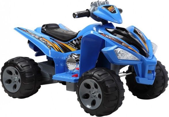 Lean Cars Quad na akumulator Duże Koła Niebieski