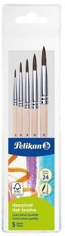 Zestaw pędzli S23 2/6/8/10/12 okrągłe