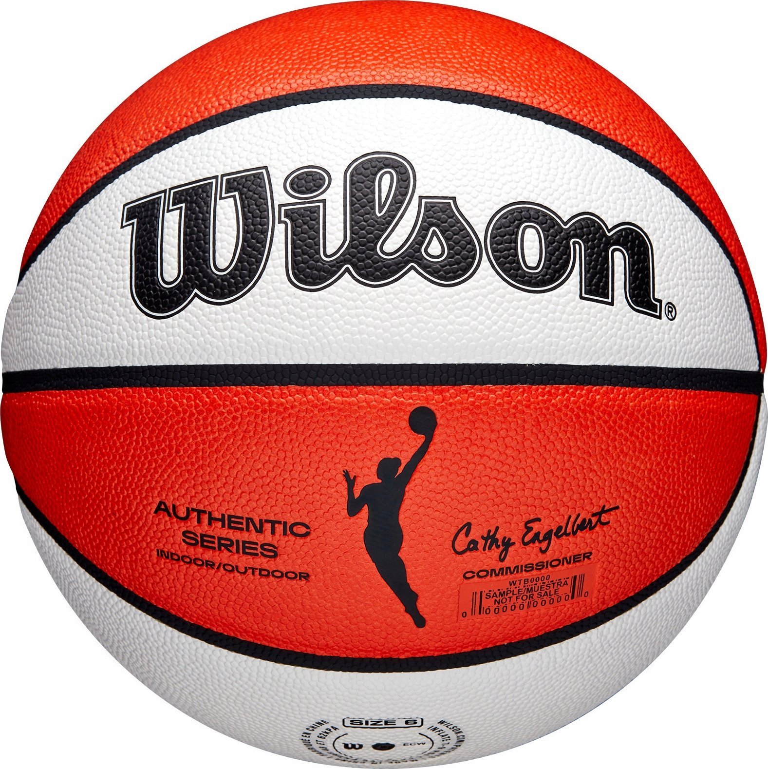 Wilson WNBA Authenitic Indoor/Outdoor Ball WTB5100XB Pomarańczowe 6