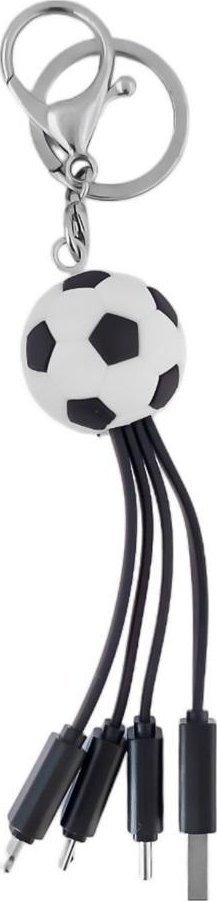 Kabel USB MCD USB-A - USB-C + microUSB + Lightning Czarny (5903420909463)