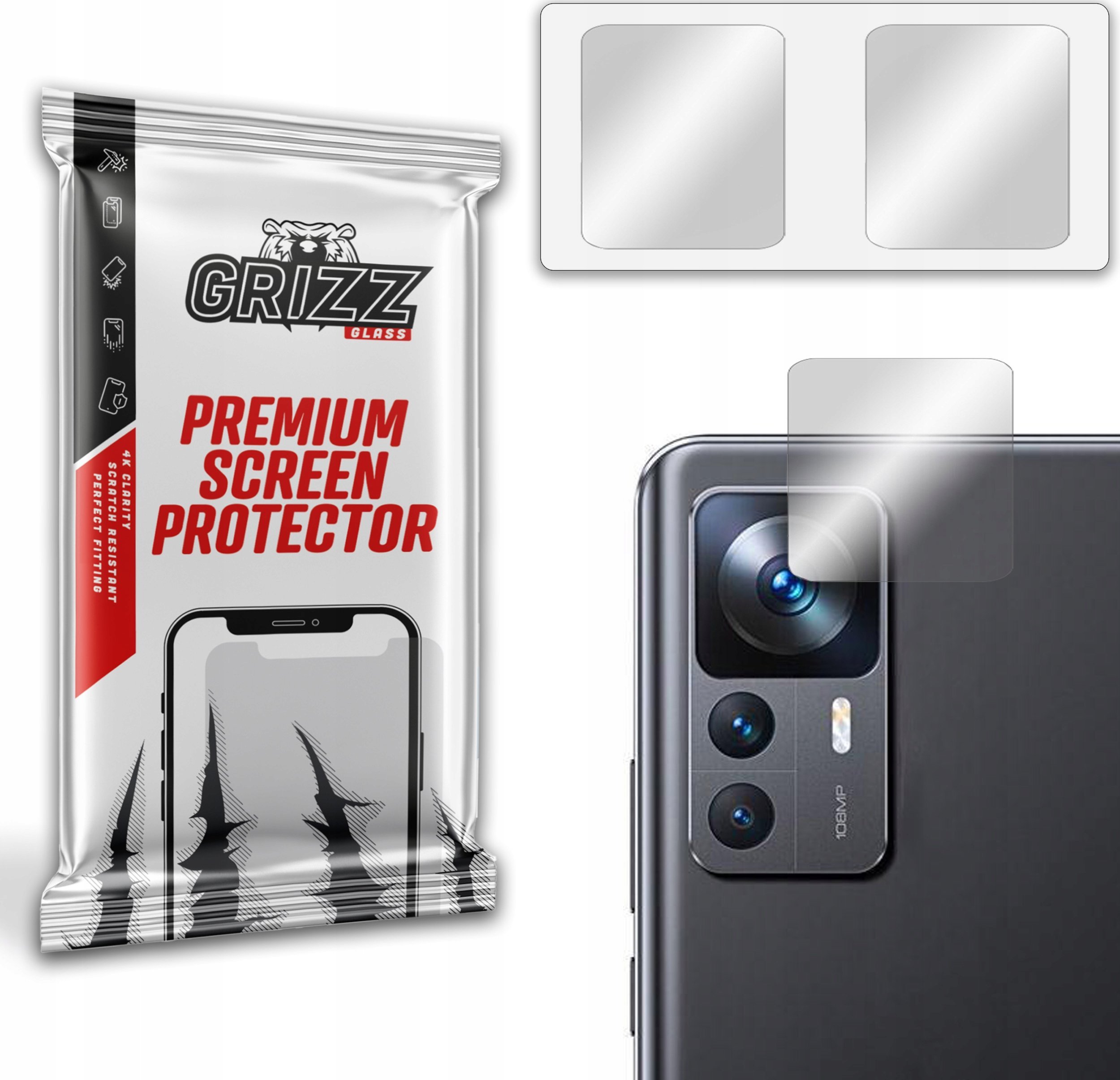 GrizzGlass Szkło na aparat Grizz Xiaomi 12T