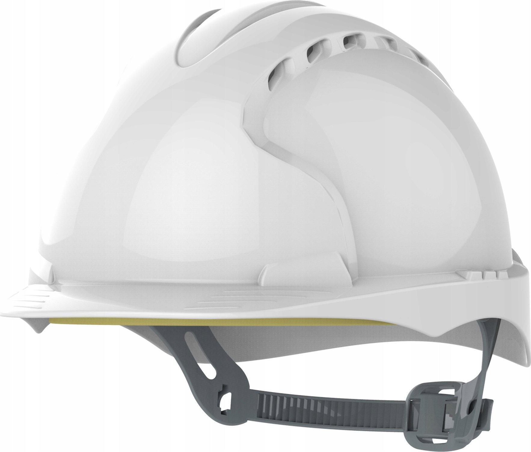 JSP Hełm ochronny EVO®2, pasek przesuwny, wentylowany, biały