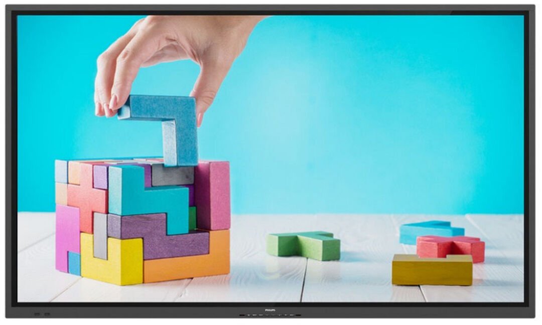 Philips E-Line 65BDL4152E/00 Płaski panel Digital Signage 165,1 cm (65") Wi-Fi 400 cd/m² 4K Ultra HD Czarny Ekran dotykowy Procesor wbudowany Android