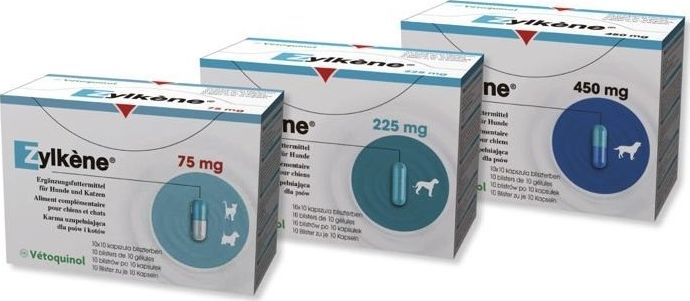 VETOQUINOL VETOQUINOL Zylkene 225mg - 10 tabletek dla psów o wadze 10-30 kg