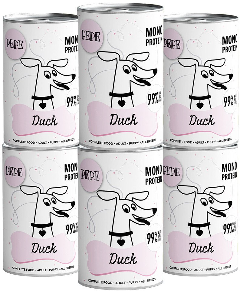 PEPE MONO PROTEIN Duck (kaczka) 6x400g