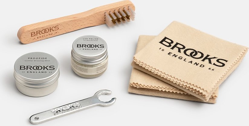 Brooks Zestaw do pięlęgnacji siodełka BROOKS PREMIUM LEATHER SADDLE CARE KIT (NEW)