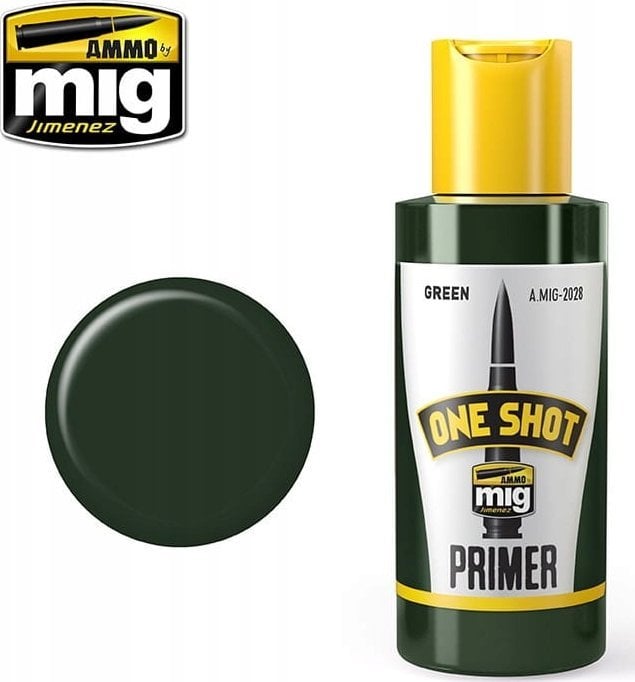Vallejo Ammo: One Shot Primer - Green (60 ml)
