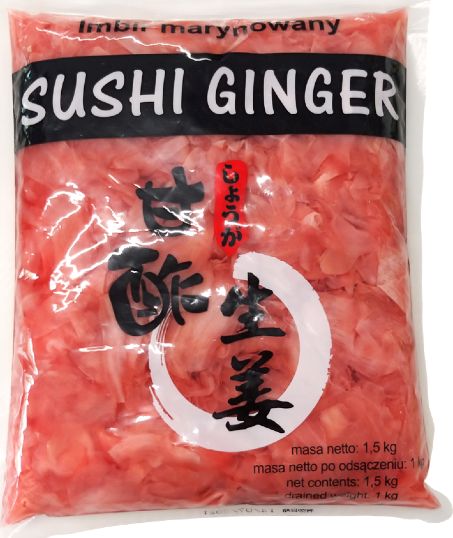 Nobi Imbir marynowany różowy 1kg - Nobi uniwersalny