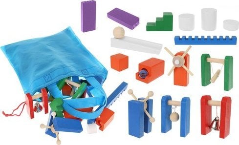 Kruzzel Domino drewniane 360 el. (22914)