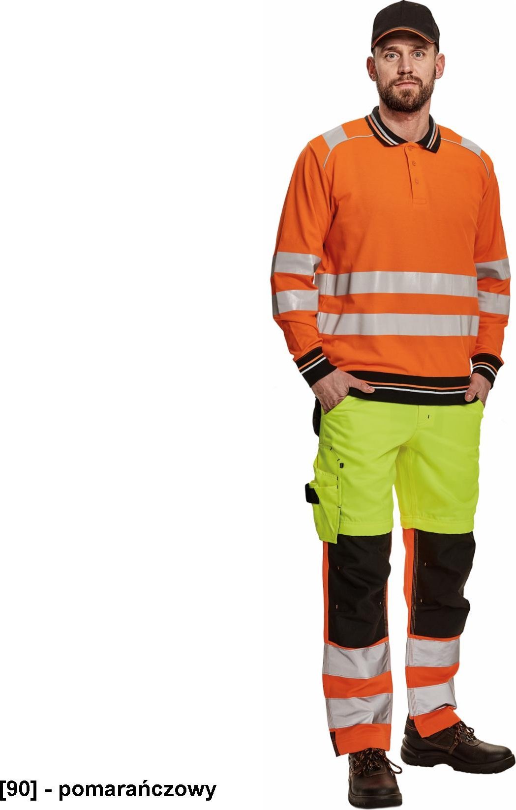 CERVA KNOXFIELD HI-VIS POLO - bluza - pomarańczowy XS