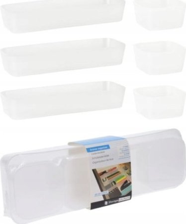 Koopman Organizer do szuflady zestaw 7 elementów wkład modułowy