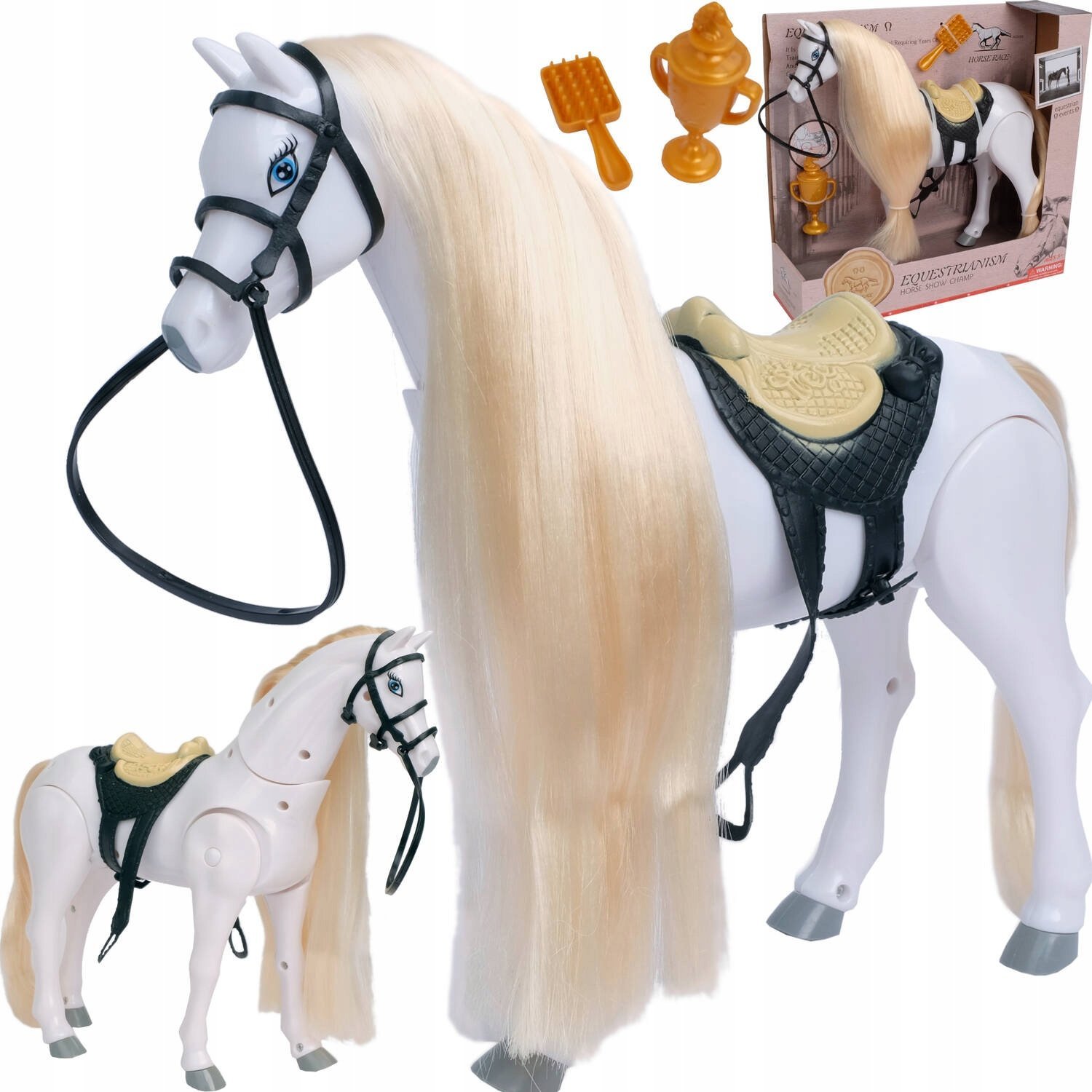 Madej Koń na baterie, idzie, dźwięk