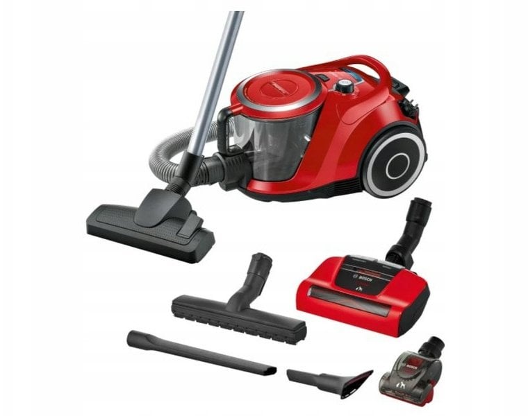 Odkurzacz Bosch Series 6 ProAnimal 700 W bezworkowy czerwony odkurzacz BGS41PET1 (4242005202300)