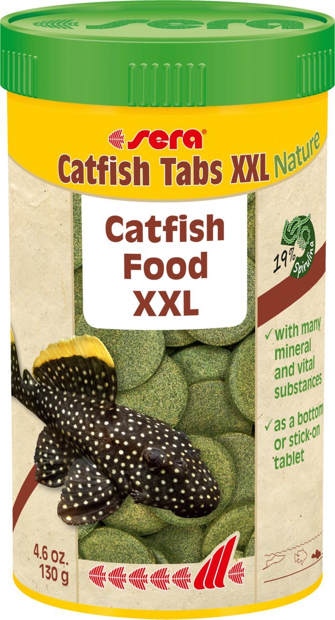 Sera Catfish Tabs Nature XXL 250 ml, tabl. - pokarm dla bocji i ryb sumokształtnych