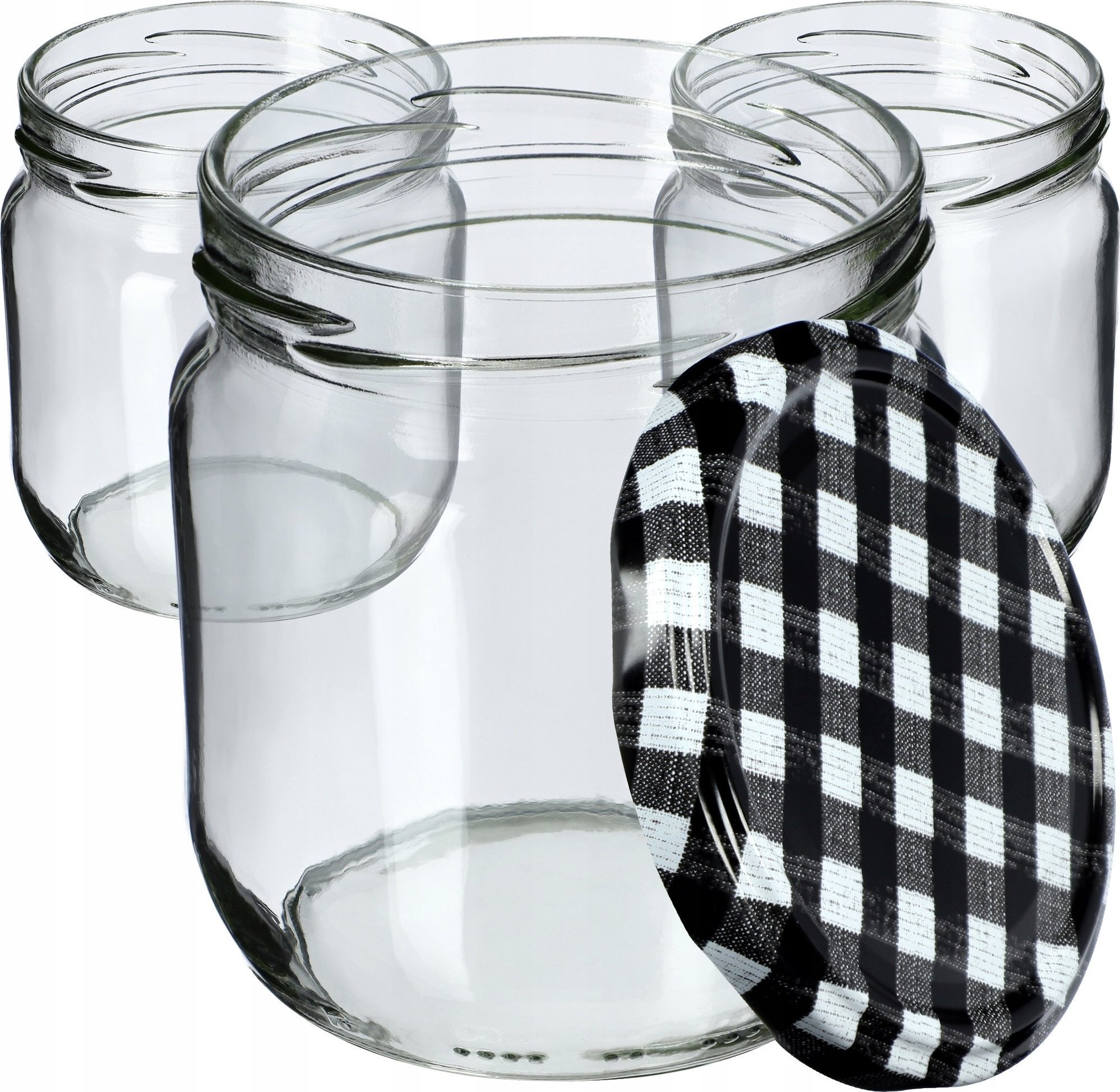 Kadax 48x Słoik 425ml Słoiki Na Przetwory Zakrętka fi82