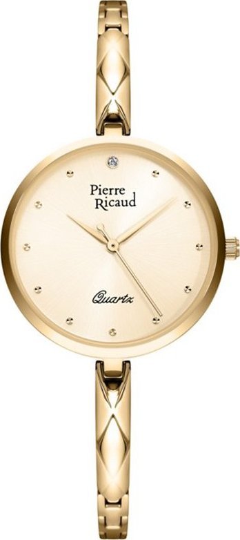 Zegarek Pierre Ricaud Zegarek damski Pierre Ricaud P23004.1141Q CYRKONIE złoty