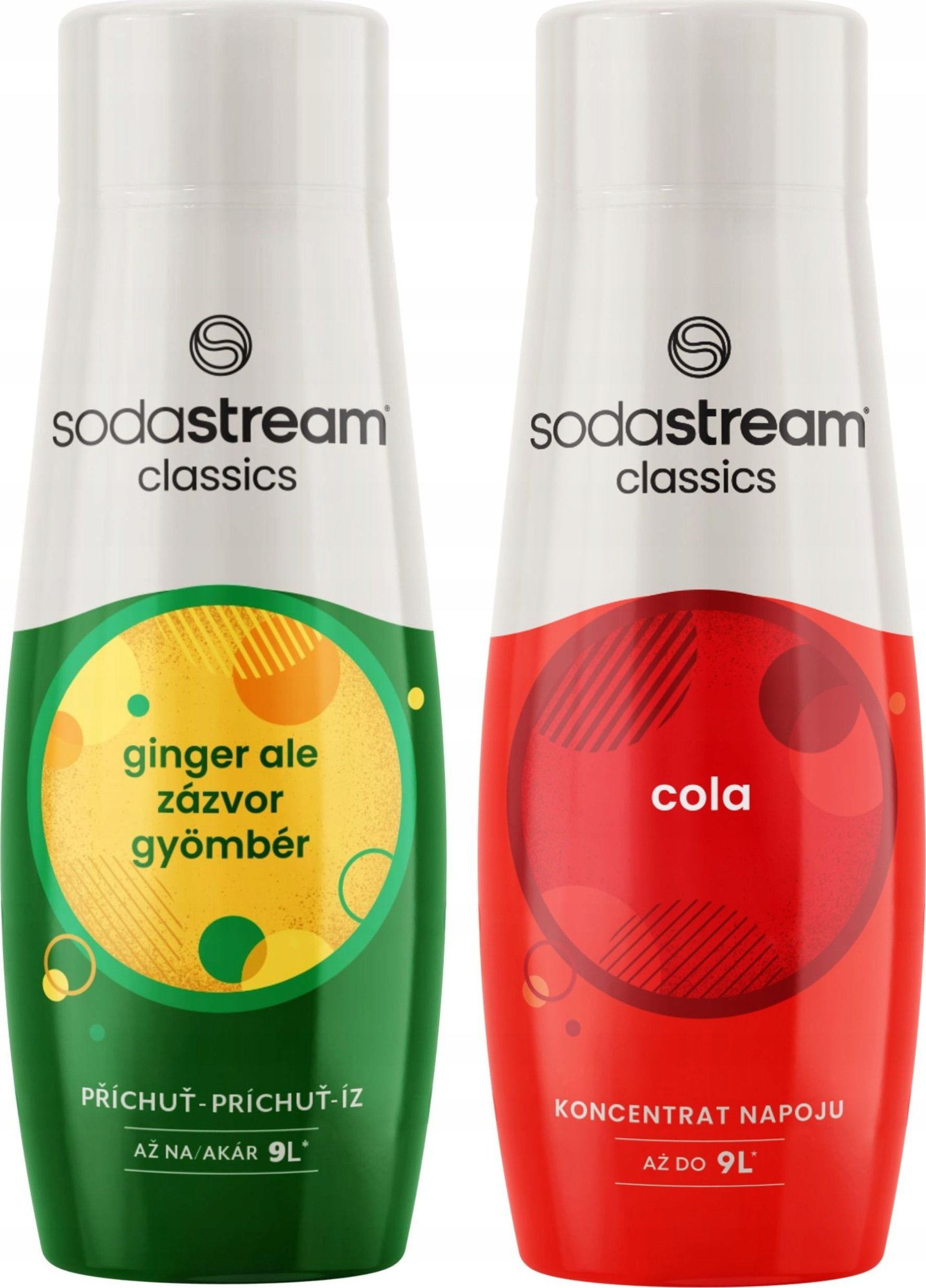 2x Syrop do Saturatora SODASTREAM Imbir Ginger + COLA Koncentrat do Wody