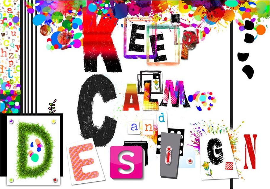 DecoNest Fototapeta - Keep Calm and Design - 350X245