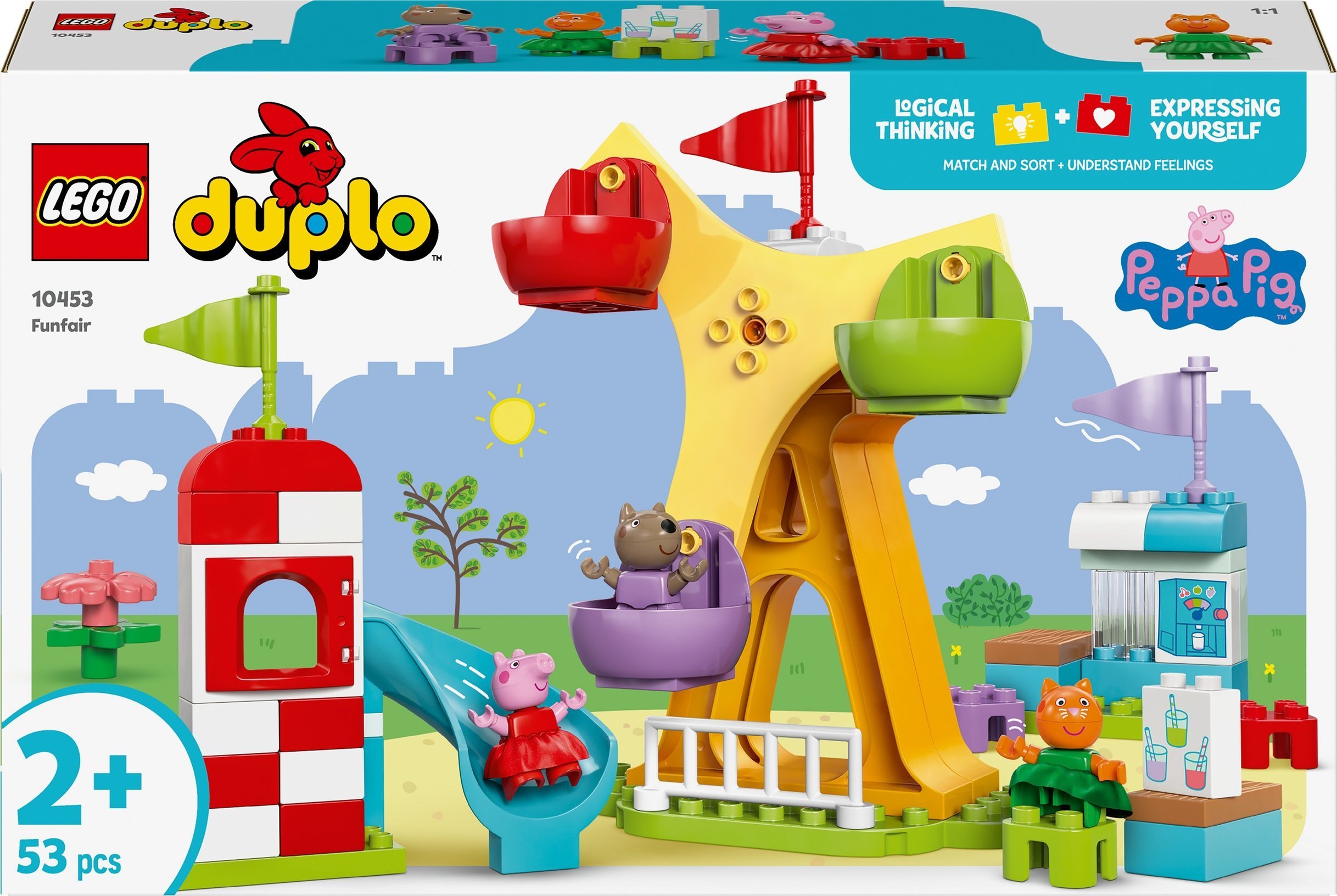 LEGO Duplo Świnka Peppa Wesołe miasteczko (10453)