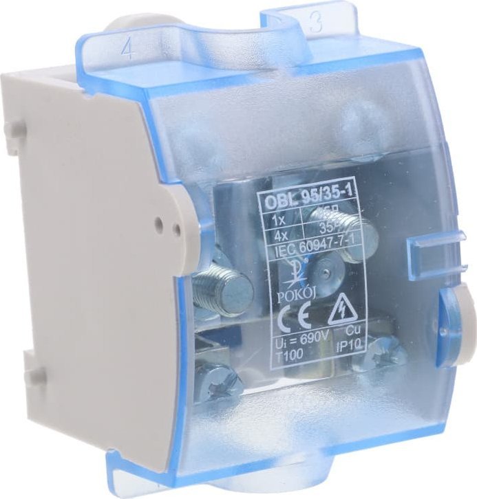 Pokój Odgałęźnik 1P 1x95mm2/4x35mm2 niebieski OBL 95/35-1 R35RW-01040000503 /10szt./