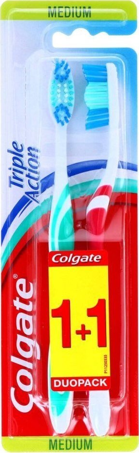 Colgate-Palmolive Colgate Triple Action Szczoteczka do Zębów 2 szt.