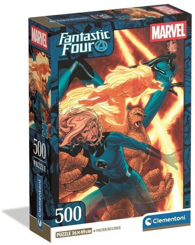 Puzzle 500 Compact Fantastic Four
