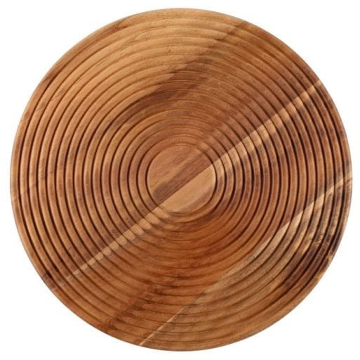 Maku „Groove“ torto stovas, akacijos spalvos, 30 cm