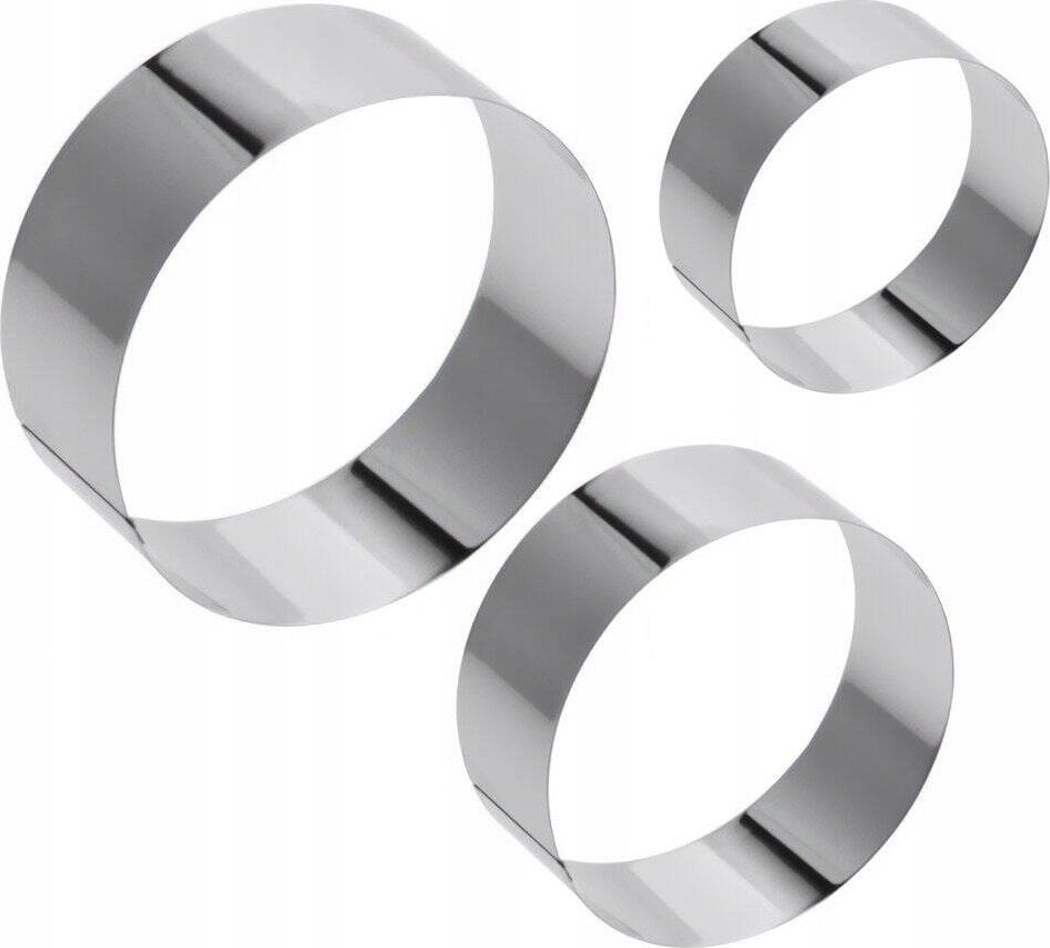 Zestaw pierścieni do pieczenia, 3 szt.