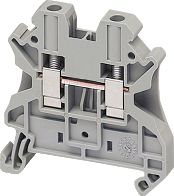 Schneider Złączka szynowa 2-przewodowa 4mm2 szara (NSYTRV42)