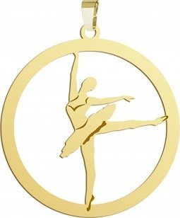 Radziszewska Jewellery Złota Zawieszka z Baletnicą Balet 925 Prezent GRAWER DEDYKACJA GRATIS