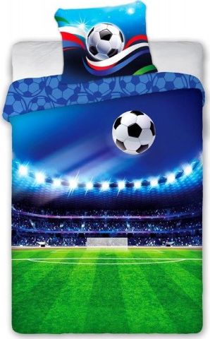 Faro Pościel bawełna 160x200 Boisko piłkarz piłkarska piłka