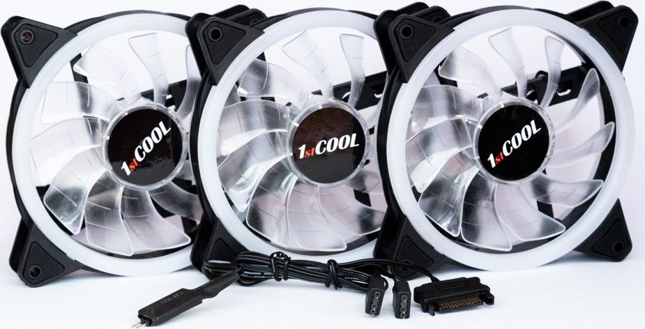 Wentylator 1stCOOL AURA EVO F12 ARGB 3-pack (KIT-AURA-EVO-1)