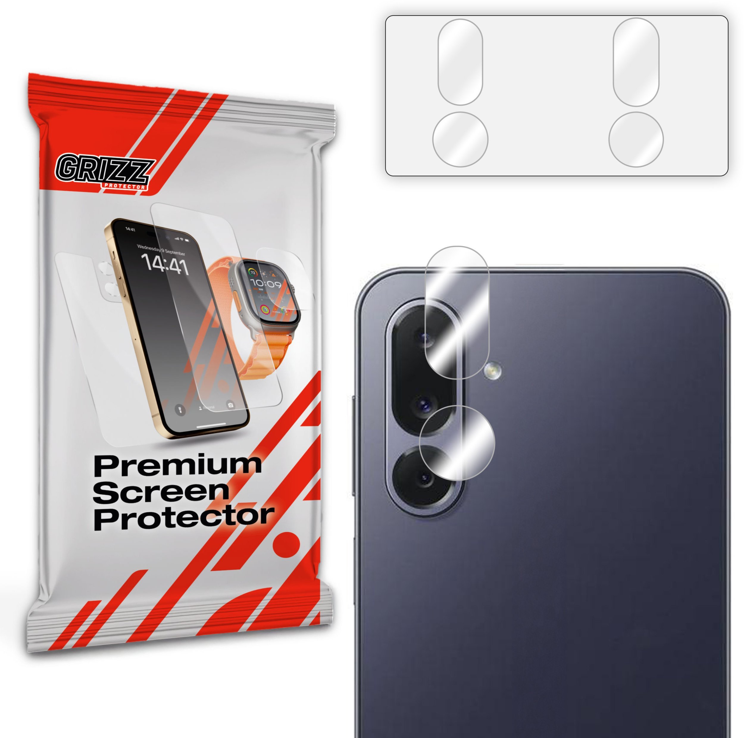 Szkło na aparat GrizzGlass HybridGlass Camera do Samsung Galaxy F36