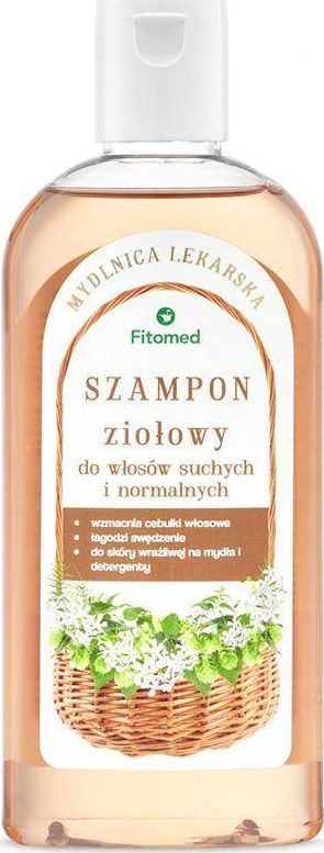 Fitomed Fitomed Tradycyjny szampon ziołowy do włosów suchych i normalnych Mydlnica Lekarska 250g