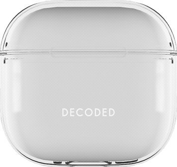 Decoded Silicone Aircase - silikonowa obudowa ochronna do AirPods 4 gen. (transparent)