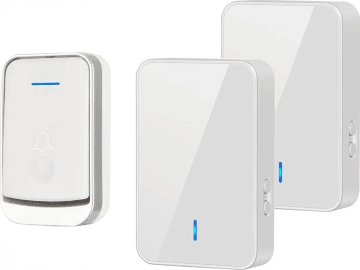 Spreest DZWONEK BEZPRZEWODOWY WODOODPORNY 300M BATERYJNY 2x ODBIORNIK