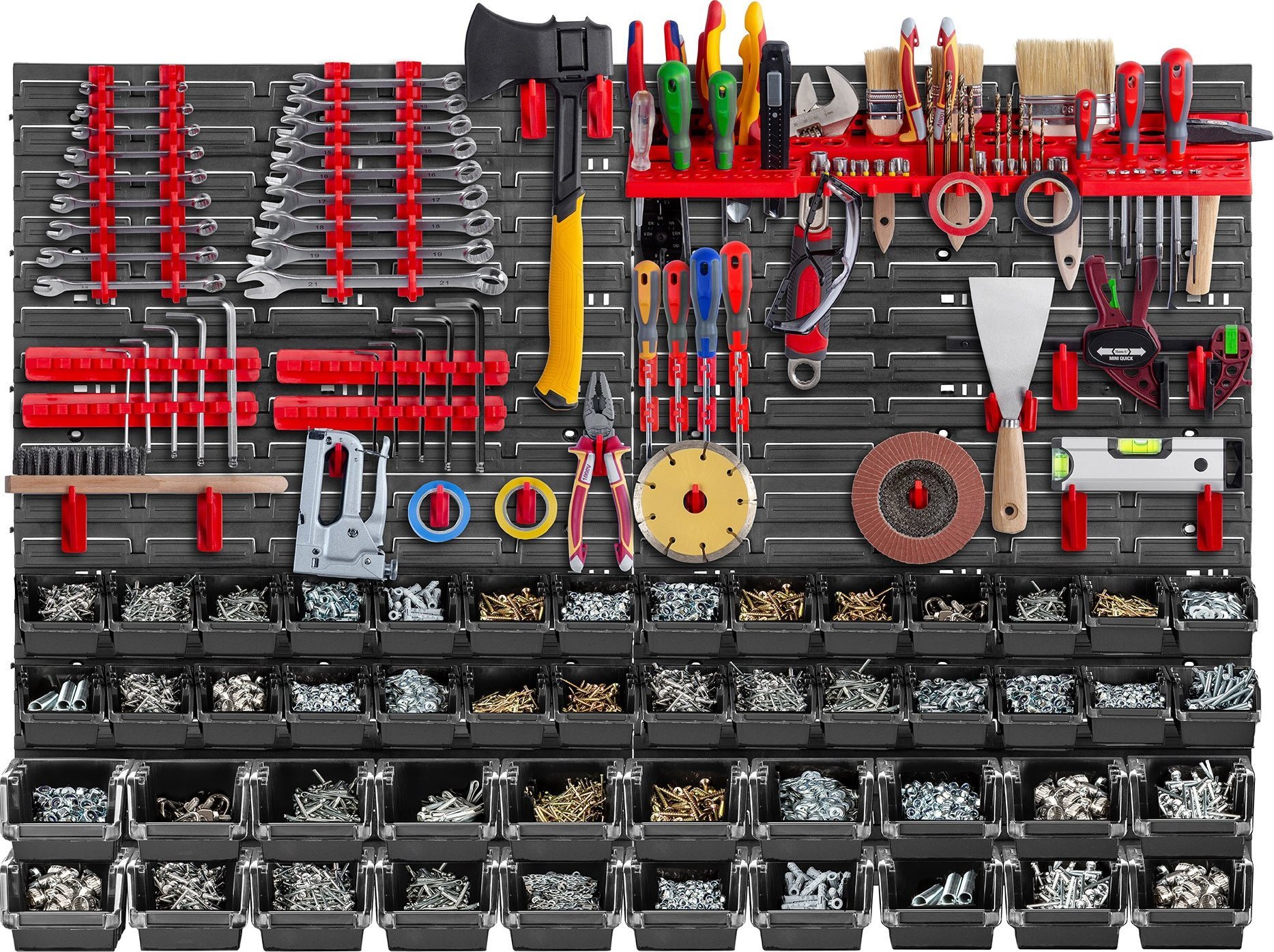 Kadax KADAX Tablica Narzędziowa Ścianka 116x78cm 89 el