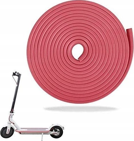 Korbi GUMA TAŚMA OCHRONNA DO XIAOMI M365 CZERWONA H13