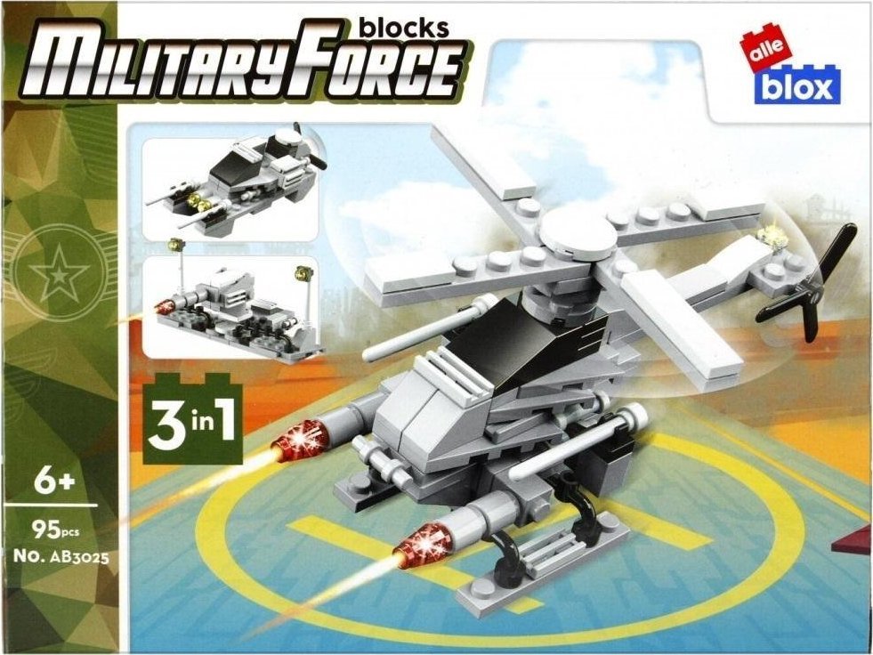 ALLEBLOX Klocki konstrukcyjne Wojsko ALLEBOX