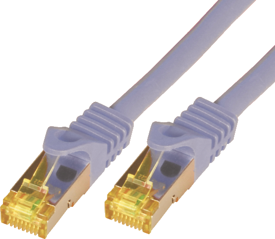 Mcab Patchcord, Cat7, S-FTP, PIMF, LSZH, 0.25m, szary (3726)