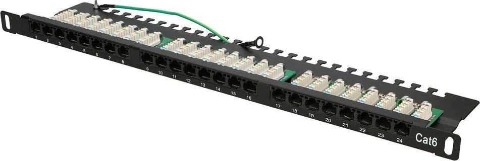 ExtraLink Patch panel 0.5U 24x RJ-45 Cat.6 UTP (EX.9663)