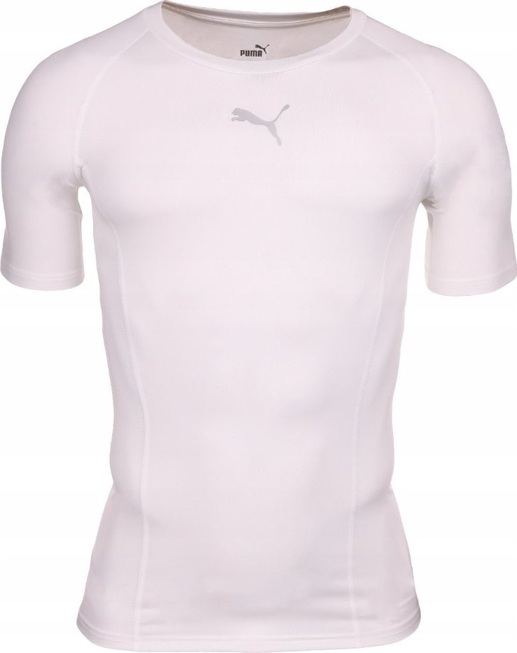 Puma Koszulka męska Puma LIGA Baselayer Tee SS biała 655918 04 2XL