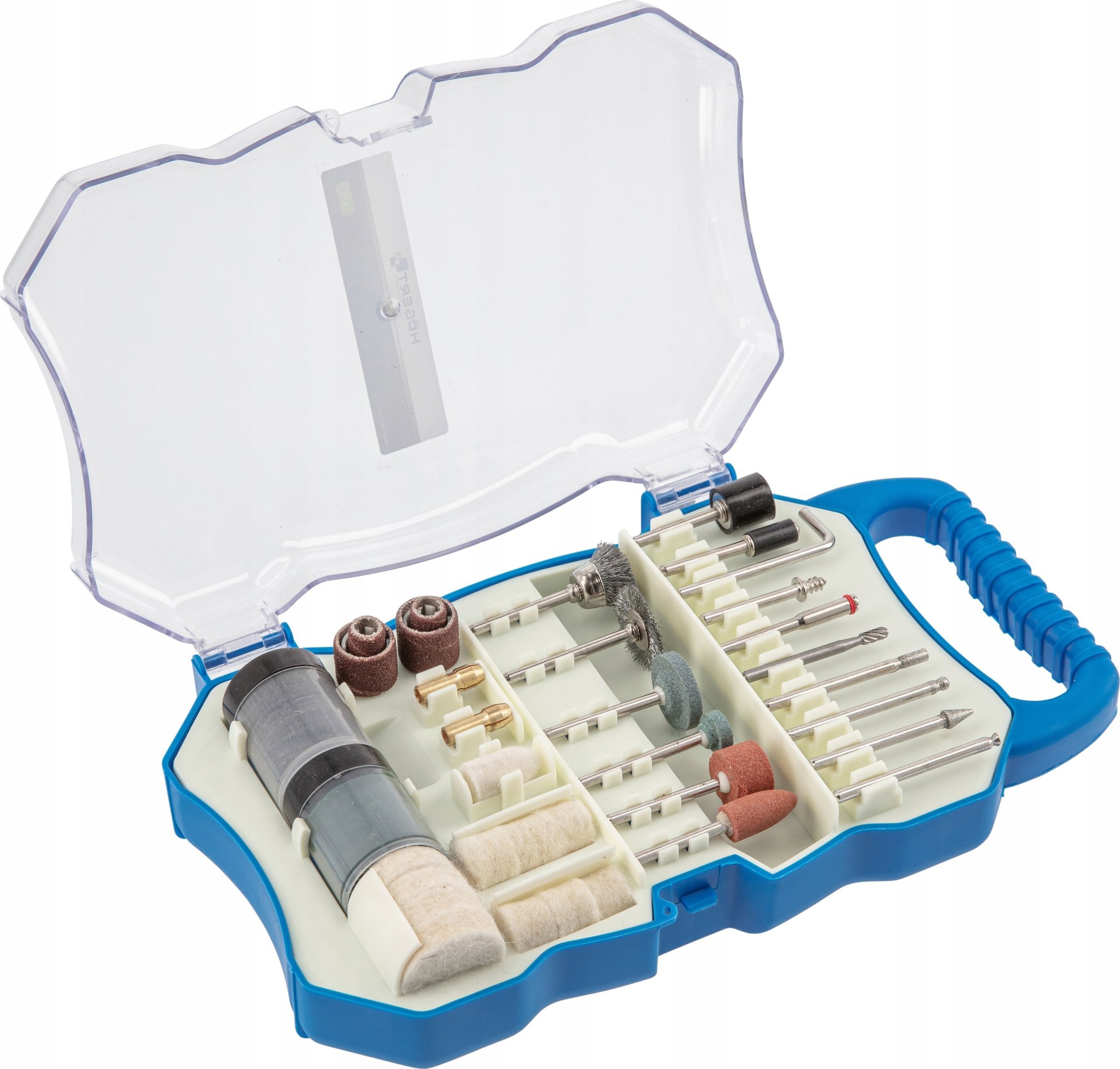 Högert Technik HOGERT KOMPLET AKCESORIÓW ZAPASOWYCH DO MINI SZLIFIERKI 72szt.