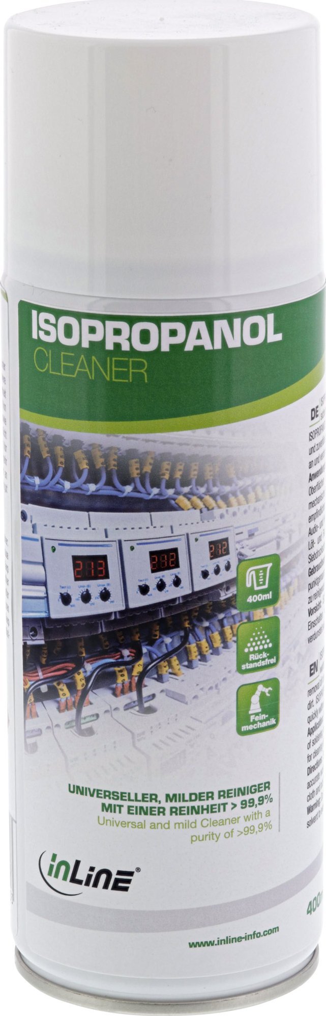 InLine InLine® Isopropanol, universal, mild cleaner with a purity > 99,9%, 400ml