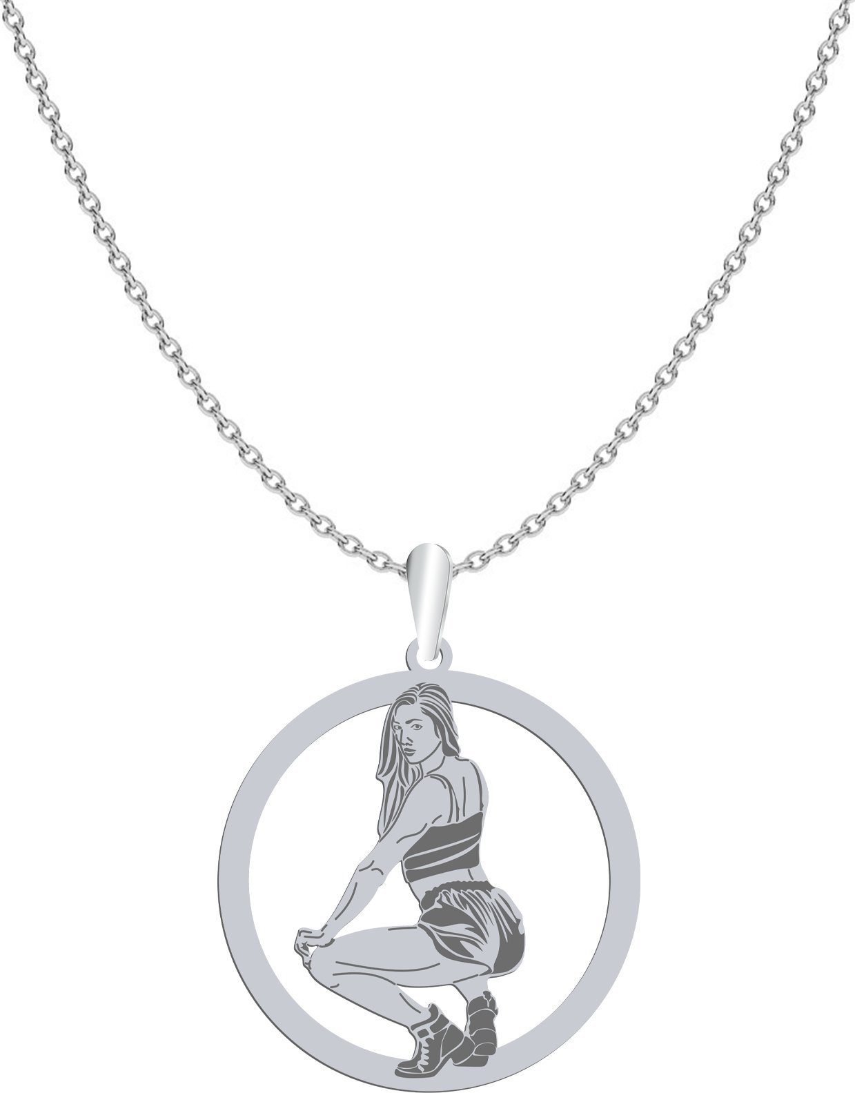 Radziszewska Jewellery Naszyjnik Twerking Twerk srebro GRAWER GRATIS