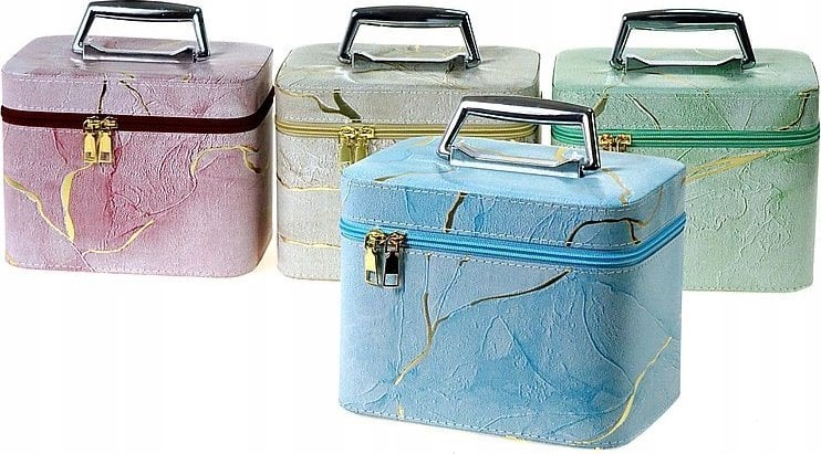 Adar Kuferek M walizka z lusterkiem na zamek 21x14x13cm