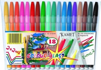 Kamet Pisaki 18 kolorów KAMET